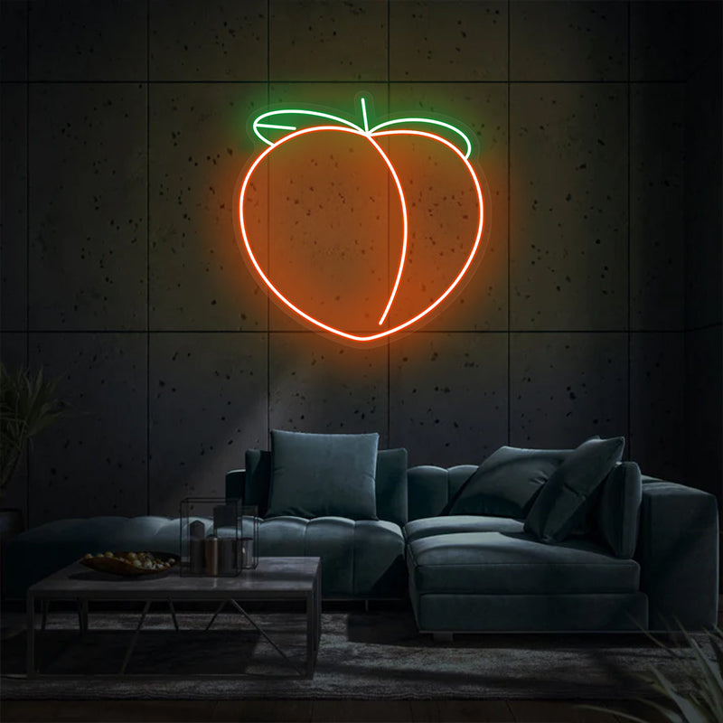 Peach Neon Sign For Home