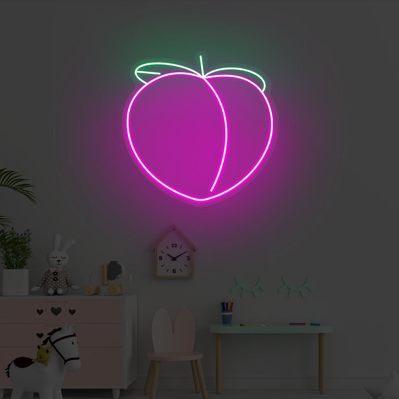 Peach Neon Sign For Home