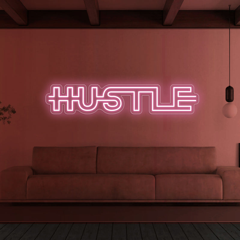 Hustle Neonschild für Zuhause