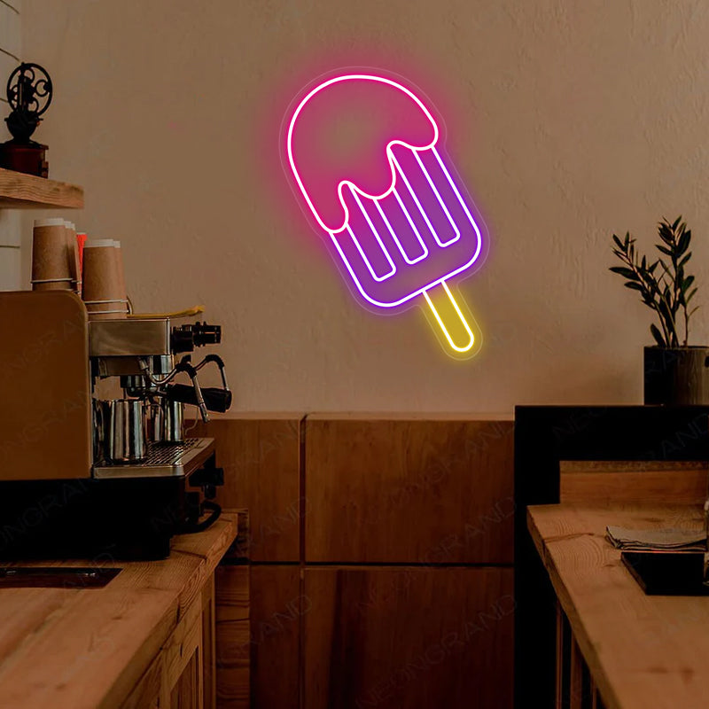 Popsicle Neon Sign For Store