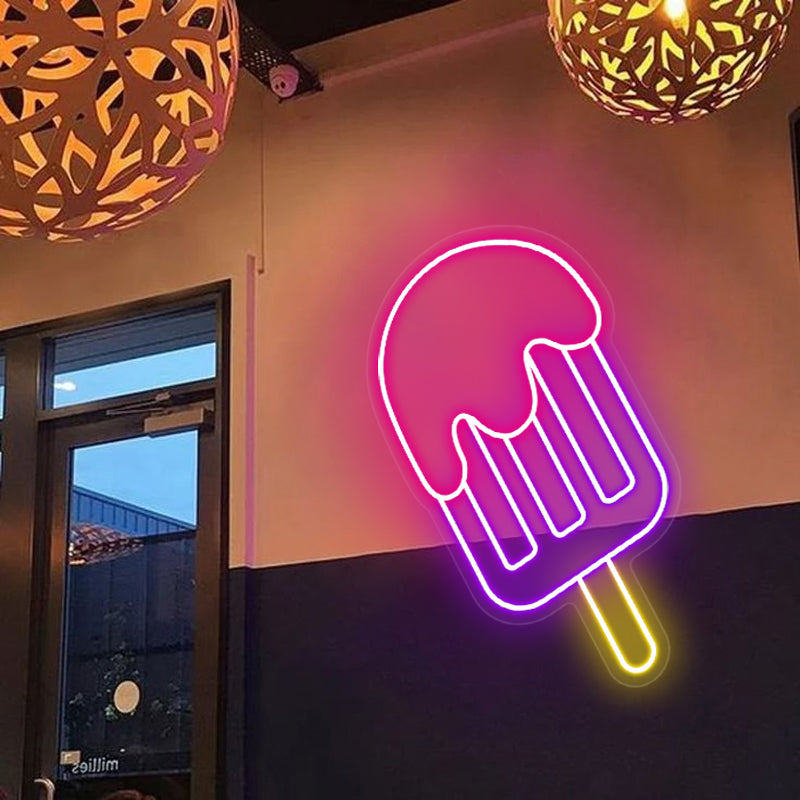 Popsicle Neon Sign For Store