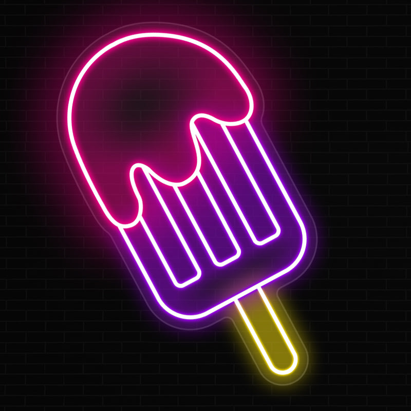Popsicle Neon Sign For Store