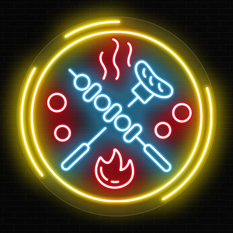 Barbecue Neon Sign For Restaurant
