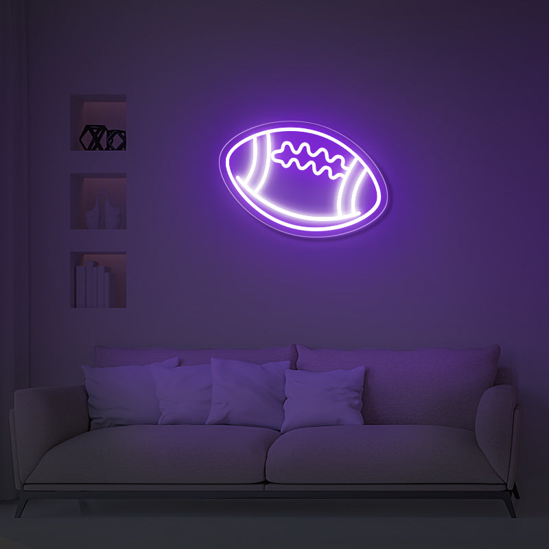 Rugby Sport Neon Sign