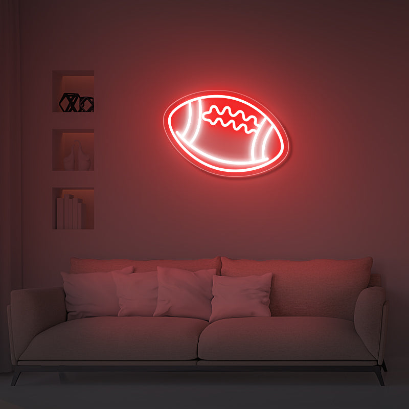 Rugby Sport Neon Sign