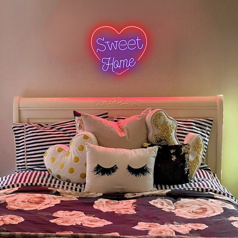 Sweet Home Neon Sign For Living Room