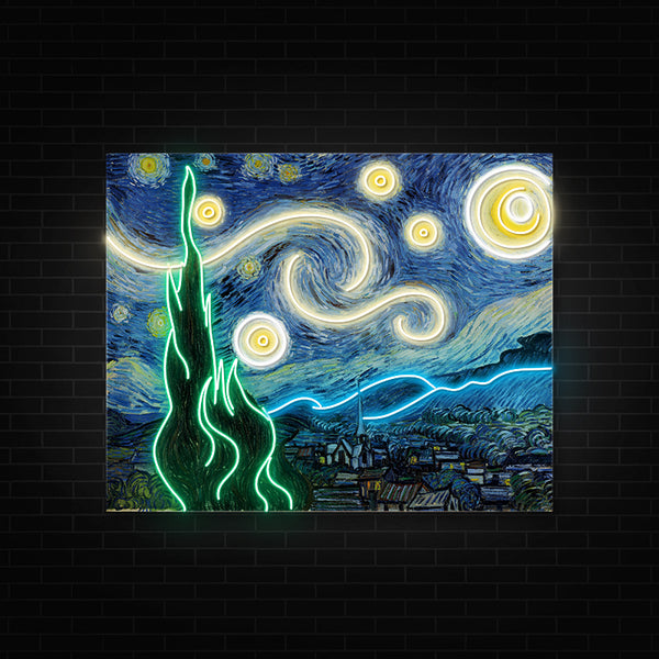 TheStarryNightPaintingNeonSign