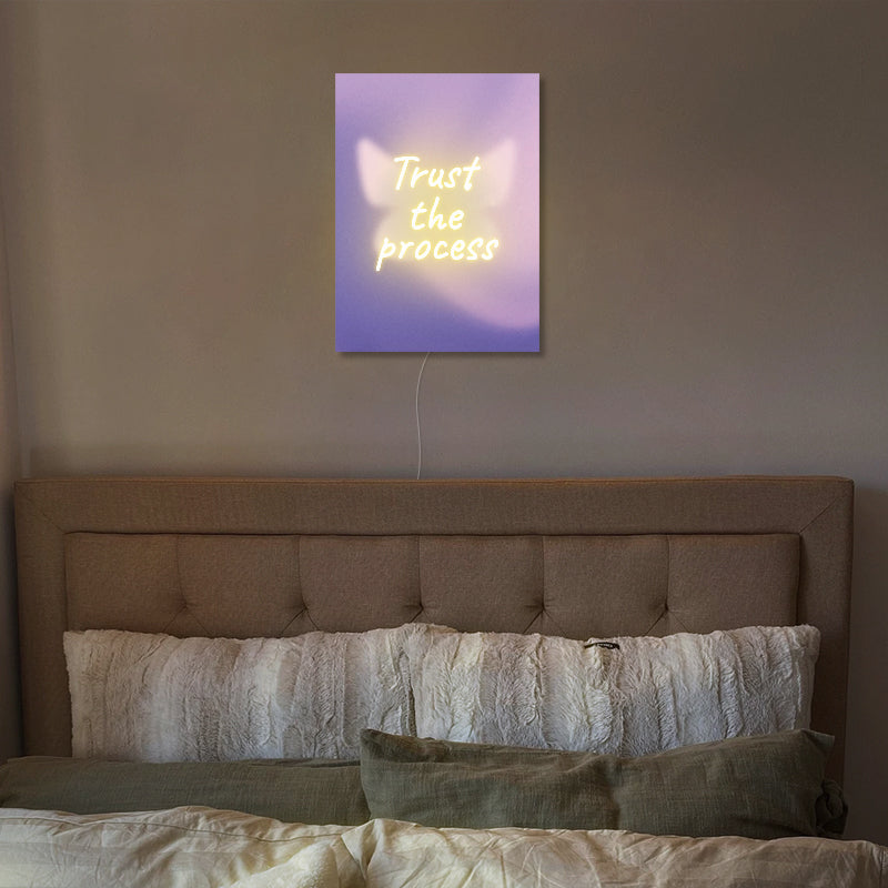 Trust The Process Neon Sign