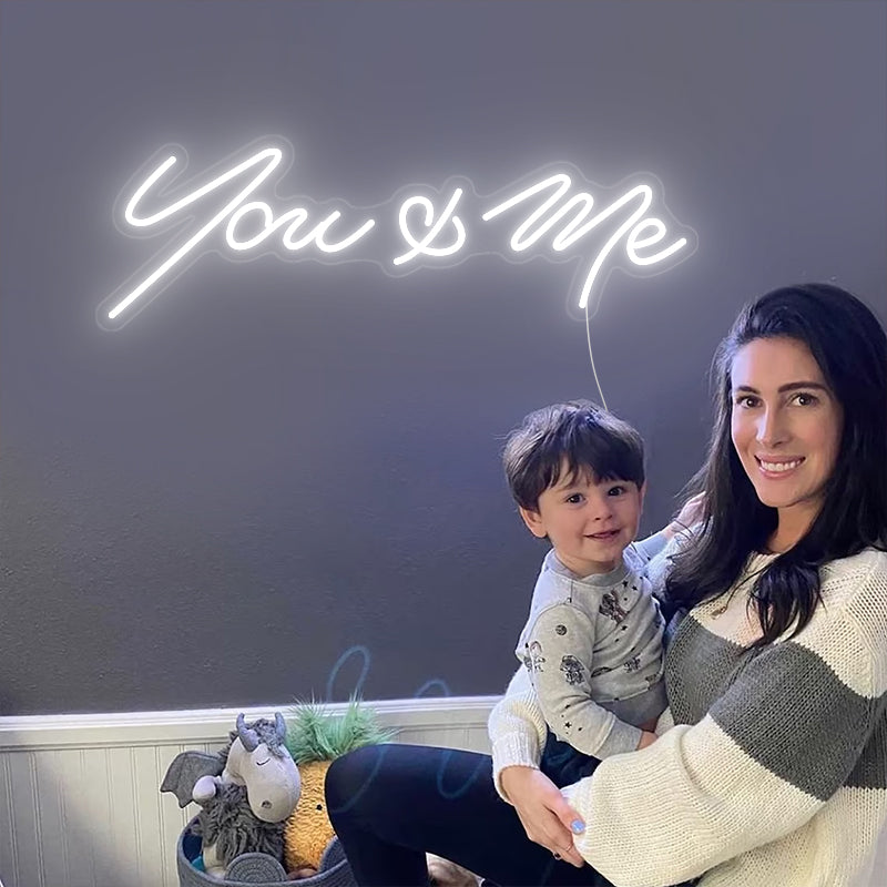 You & Me Neon Sign Decor