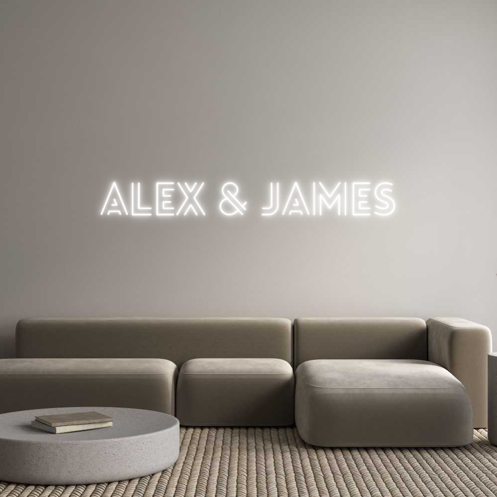 CUSTOM DESIGNED: Alex & James