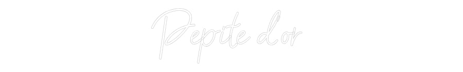 CUSTOM DESIGNED: Pépite d’or