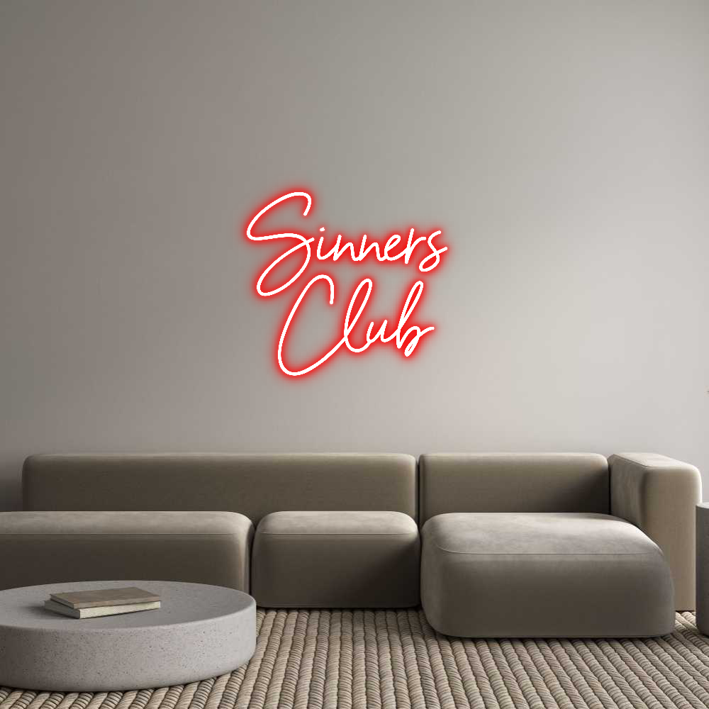 CUSTOM DESIGNED: Sinners 
Club