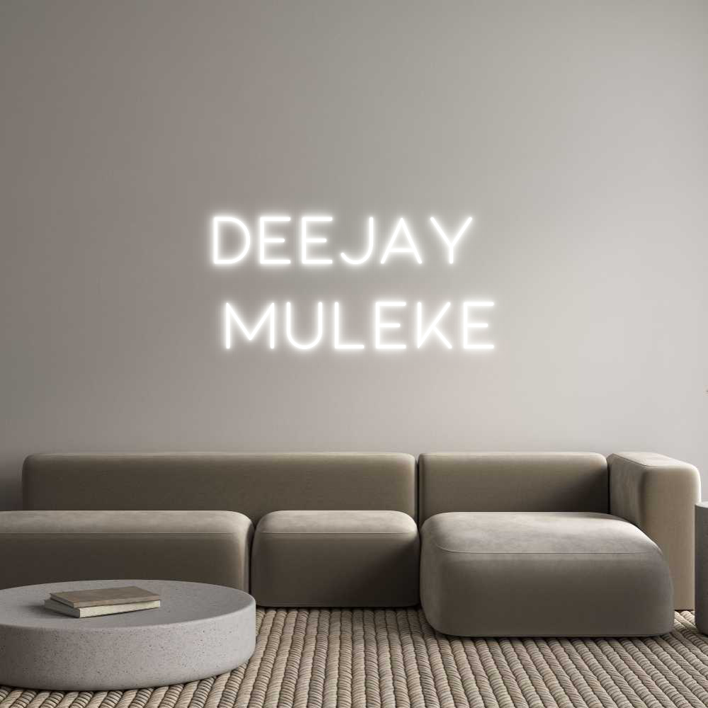 CUSTOM DESIGNED: Deejay 
Muleke