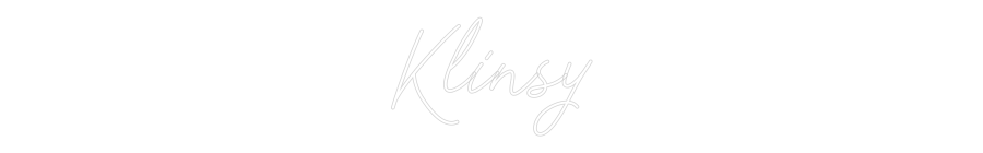 CUSTOM DESIGNED: Klinsy