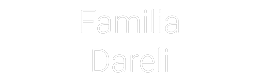 CUSTOM DESIGNED: Familia
Dareli