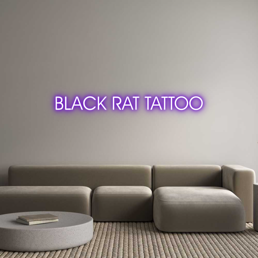 CUSTOM DESIGNED: BLACK RAT TAT...