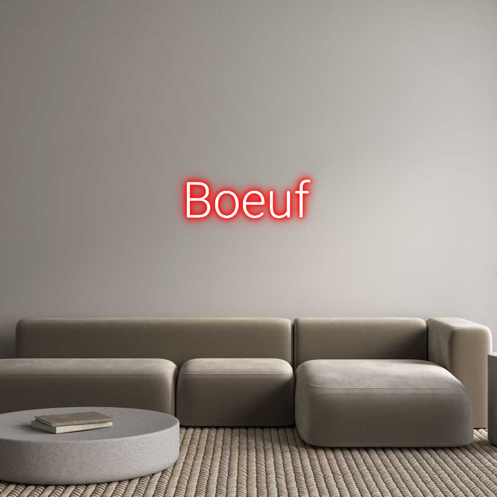 CUSTOM DESIGNED: Boeuf