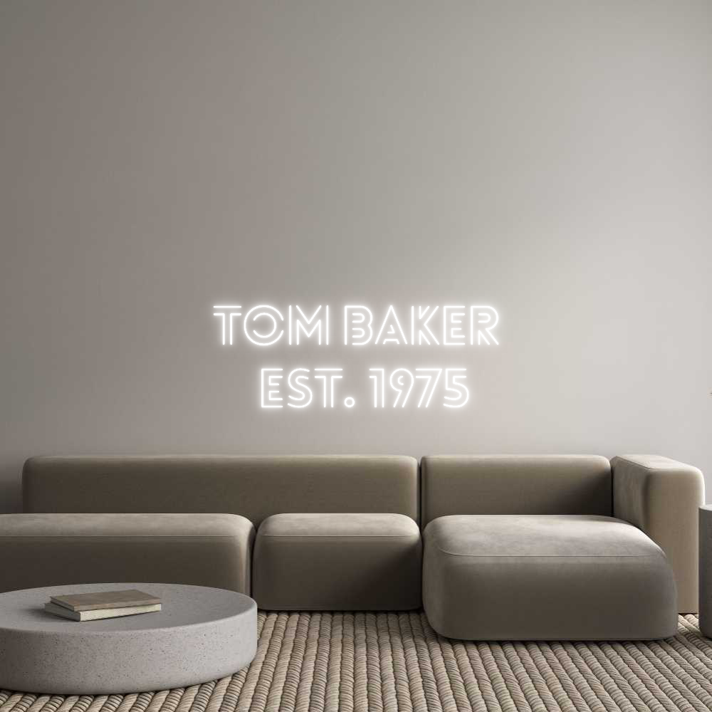 CUSTOM DESIGNED: Tom Baker 
E...